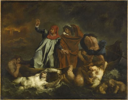 La Barque de Dante ou Dante et Virgile aux enfers