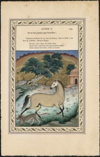 Le cheval et le loup (The Horse and the Wolf), 1837-1839.