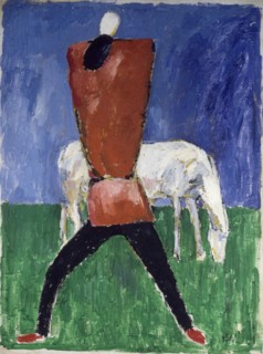 The White Horse (Man and Horse), 1930-1931.