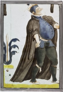 An actor declaiming, ca. 1600.