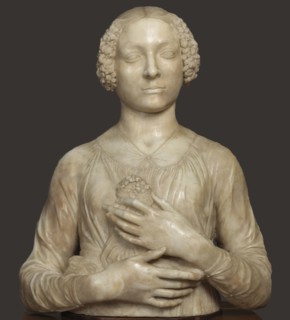 Lady with a Bouquet , ca 1475.