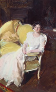 Clotilde Sitting on a Sofa, 1910.