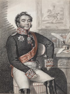 Portrait of Fyodor Petrovich Opochinin (1779-1852), 1826.