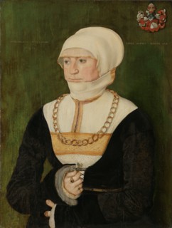 Portrait of Magdalena Pittrichin , 1528.