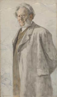 Portrait of Henrik Ibsen (1828-1906), 1895.