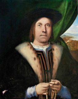Portrait of a Man with a Rosary, ca 1515-1520.