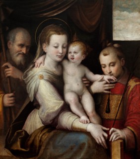 The Holy Family with Saint Stephen, c. 1560.