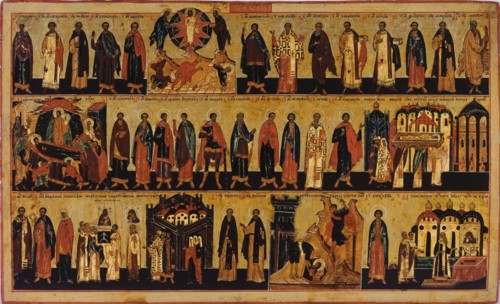 The Menologium for August, Second Half of the 18th cen..