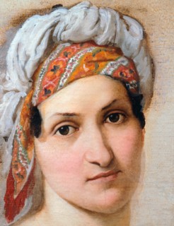 Ritratto della moglie Vincenza Scaccia, 1816.