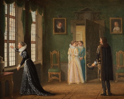 Ebba Brahe's betrothal to Jacob de la Gardie.