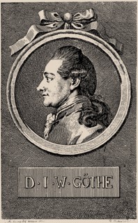 Portrait of the author Johann Wolfgang von Goethe (1749-1832), 1776.