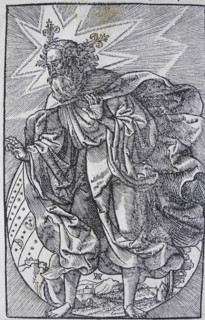 The Creation of the World, from the "Worms Bible", 1529.