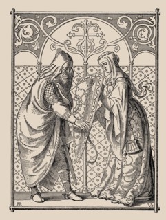 Die Nibelungen. Hagen's Shield Request, 1840-1841.