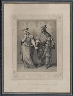 The Nibelungenlied. Gunther and Brunhild, 1860.