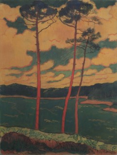 Les Pins rouges, 1888.