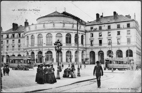 Rennes. Theatre, 1900s-1910s.