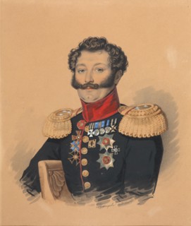 Portrait of Prince Stepan Alexandrovich Khilkov (1785-1854), after 1832.