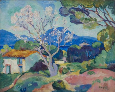 L'Amandier en fleurs, 1907.