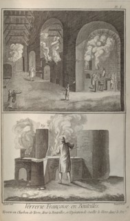 Glass Making. From Encyclopédie by Denis Diderot and Jean Le Rond d'Alembert, 1751-1765.
