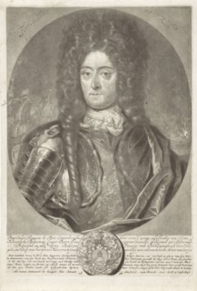 Portrait of general admiral François Lefort (1656-1699), 1698.