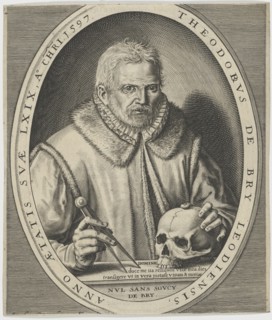 Portrait of Theodor de Bry (1528-1598), ca. 1597.