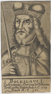 Boleslaus I the Cruel, Duke of Bohemia.