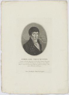 Portrait of Girolamo Crescentini (1762-1846), after 1800.