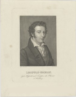 Portrait of Leopold Gmelin (1788-1853), 1830.
