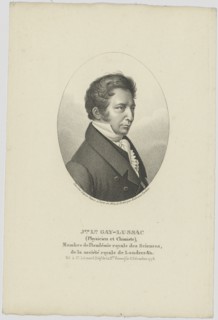 Portrait of Joseph Louis Gay-Lussac (1778-1850), c. 1824.