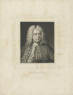 Portrait of the composer Georg Friedrich Haendel (1685-1759), c. 1840.