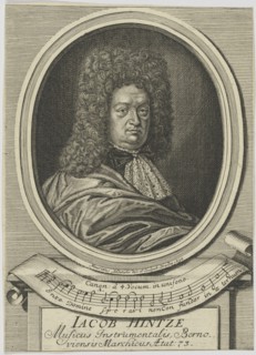 Portrait of Jacob Hintze (1622-1702) , 1695.