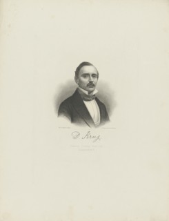 Portrait of the pianist and composer Diederich Krug (1821-1880) , c. 1850.