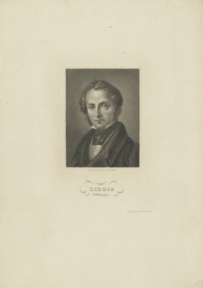Portrait of the chemist Justus von Liebig, c. 1840.