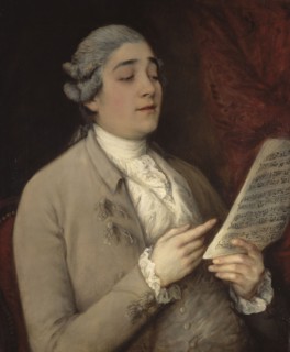 Portrait of Giusto Ferdinando Tenducci (1736-1790), known as il Senesino, ca 1770.