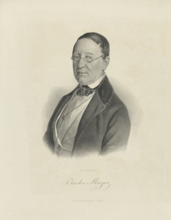 Portrait of the pianist and composer Charles Mayer (1799-1862), ca 1854.