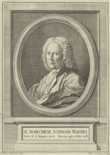 Portrait of the poet Scipione Maffei (1675-1755), c. 1750.