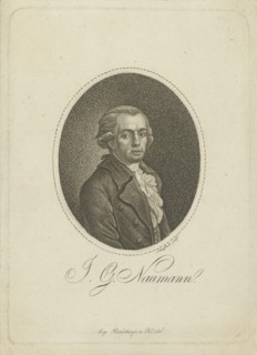 Portrait of the composer Johann Gottlieb Naumann (1741-1801) , c. 1800.