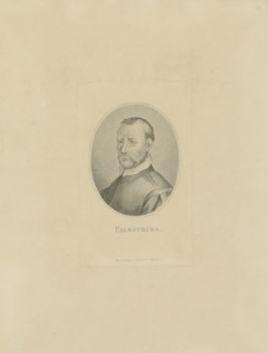 Portrait of the composer Giovanni Pierluigi da Palestrina (1526-1594), c. 1800.