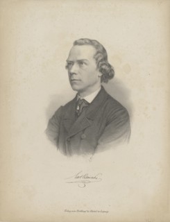 Portrait of the pianist and composer Carl Heinrich Carsten Reinecke (1824-1910) , c. 1850.