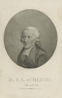 Johann Adolf Schlegel (1721-1793) , c. 1800.