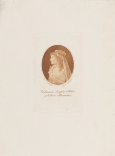 Portrait of Katharina Josepha Ritter, née Baumann (11763-1849) , c. 1800.