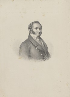 Portrait of the composer Gioachino Antonio Rossini (1792-1868), 1826.