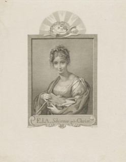 Portrait of the actress Friederike Schirmer, née Christ (1785-1833) , c. 1830.