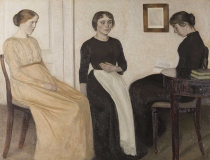 Three young women, 1888.