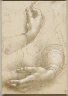 Arms and female hands, c. 1480.