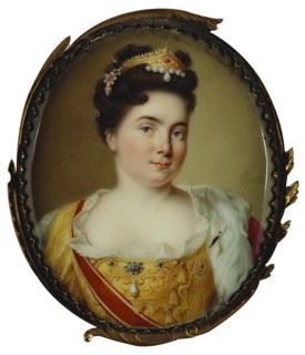 Portrait of Empress Catherine I. (1684-1727), 1717.