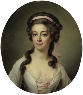 Portrait of Countess Maria Eleonora Lewenhaupt, née Koskull (1765-1823).