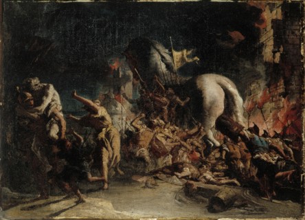 The Siege of Troy, ca 1760.