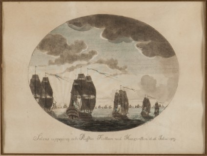 The naval Battle of Öland on 26 July 1789, c. 1790.