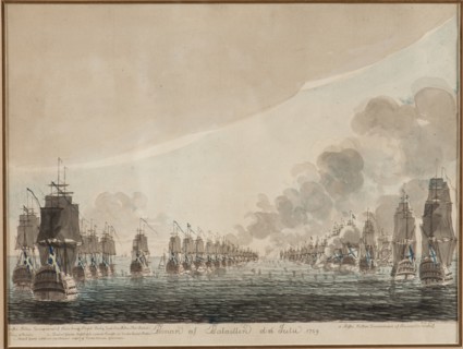 The naval Battle of Öland on 26 July 1789.